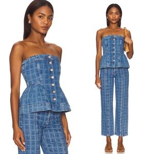 Damson Madder Eloise Bandeau Top